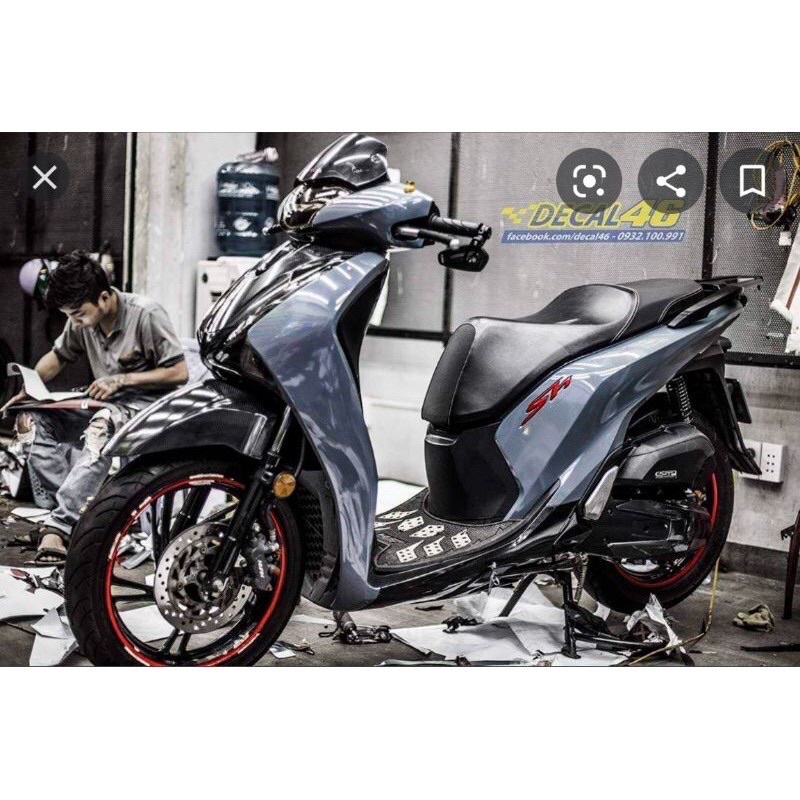 Decal Kendy 3 Lớp Màu Xám Xi Măng Dán Xe Cực Đẹp