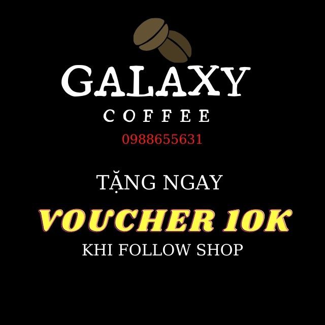 Cà Phê Rang Xay Arabica Cầu Đất, Cafe Arabica Nguyên Chất, Pha Phin, Pha Máy, Cold Brew, Galaxy Coffee A01, 2Gói 500g