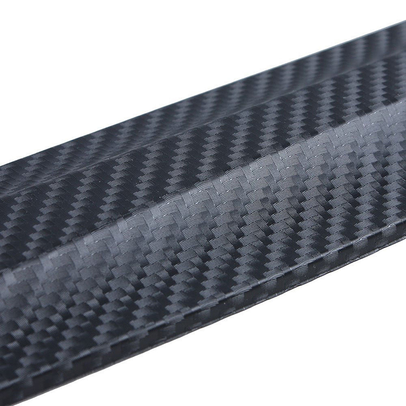 Set 2 dải dán cạnh viền cản xe hơi bảo vệ chống va chạm bằng sợi carbon