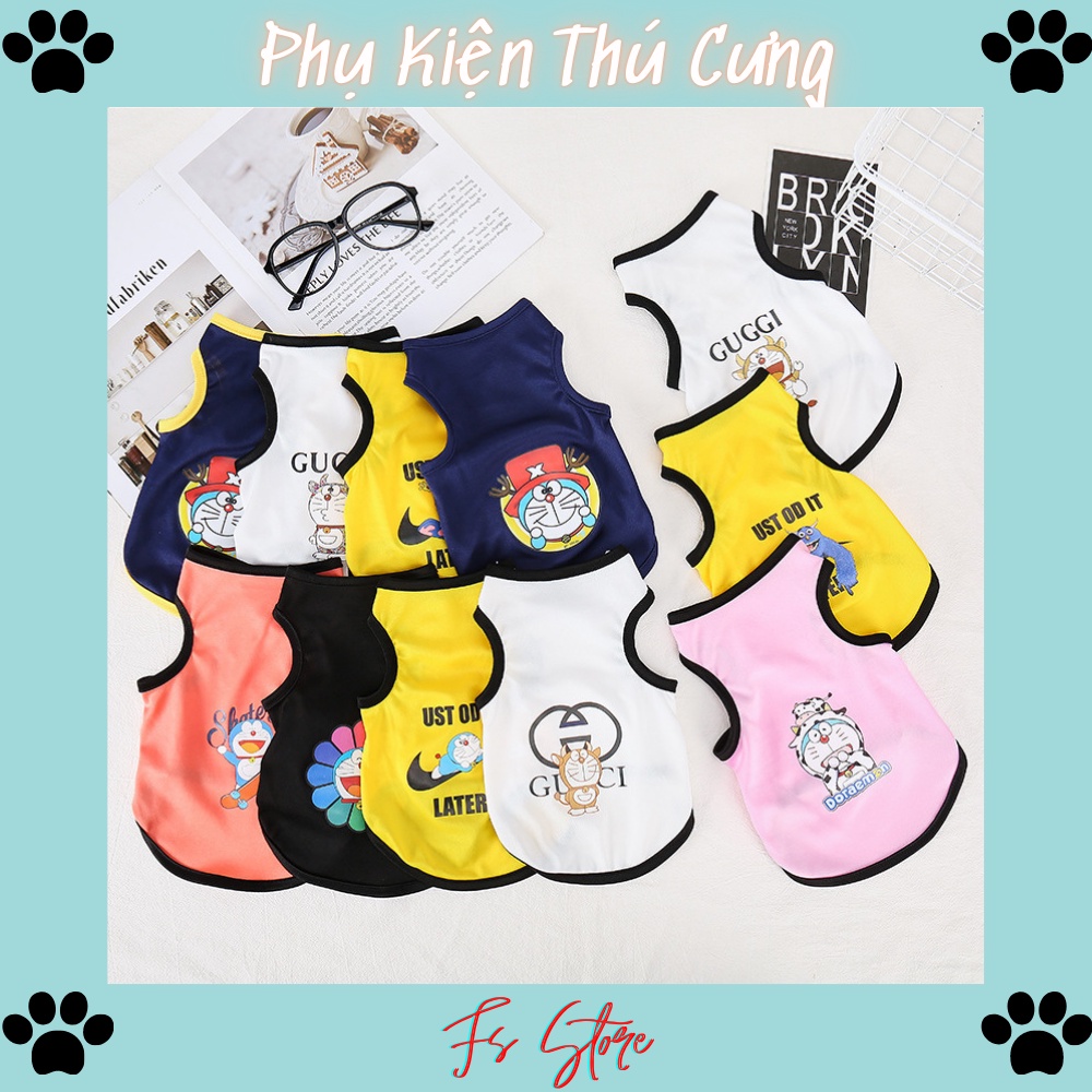 Áo Cho Thú Cưng, Áo 3 Lỗ Mùa Hè Cho Chó Mèo, A35