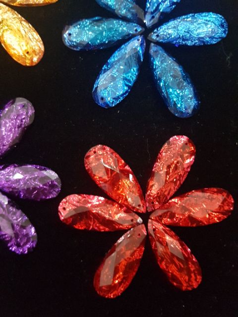 Combo 6 viên Hạt nhựa giả vân đá hàng đẹp