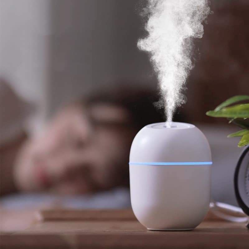 Máy Phun Sương Tạo Ẩm Phòng 250ML USB Colorful Humidifier