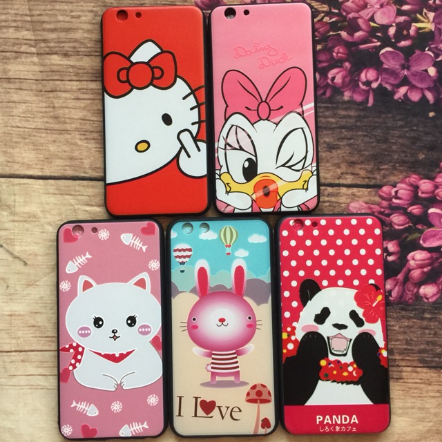 Ốp oppo F1S (A59) viền dẻo họa tiết full nổi 4D hình thú cực đẹp