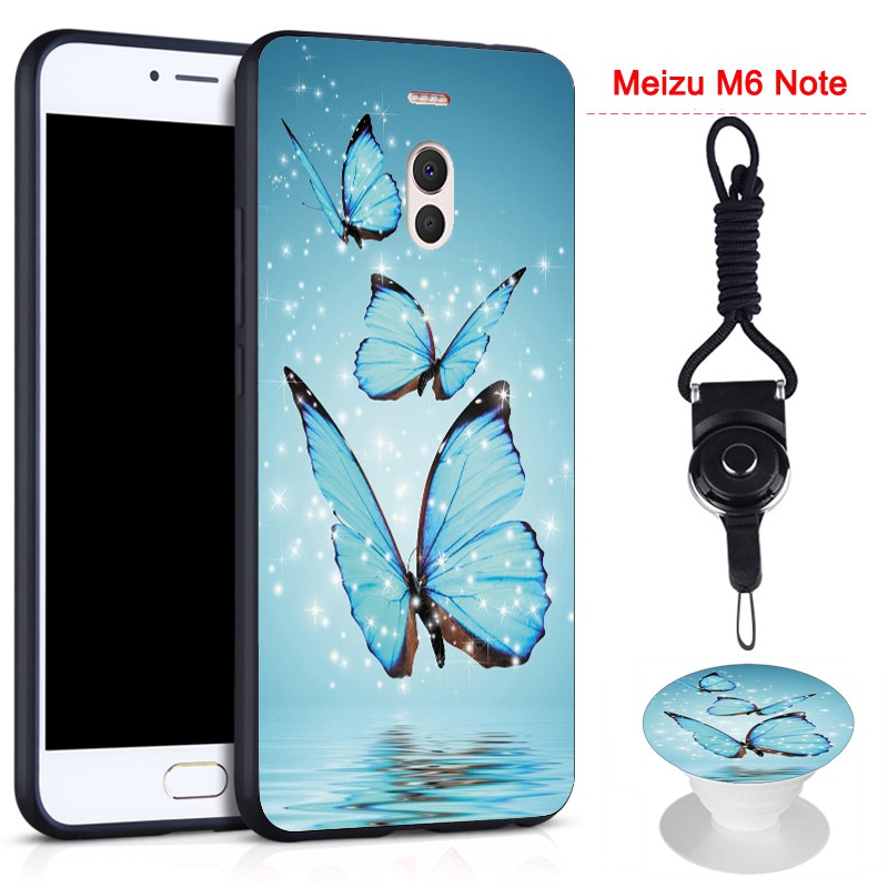 Ốp điện thoại bằng silica mềm cao cấp cho meizu m6 note