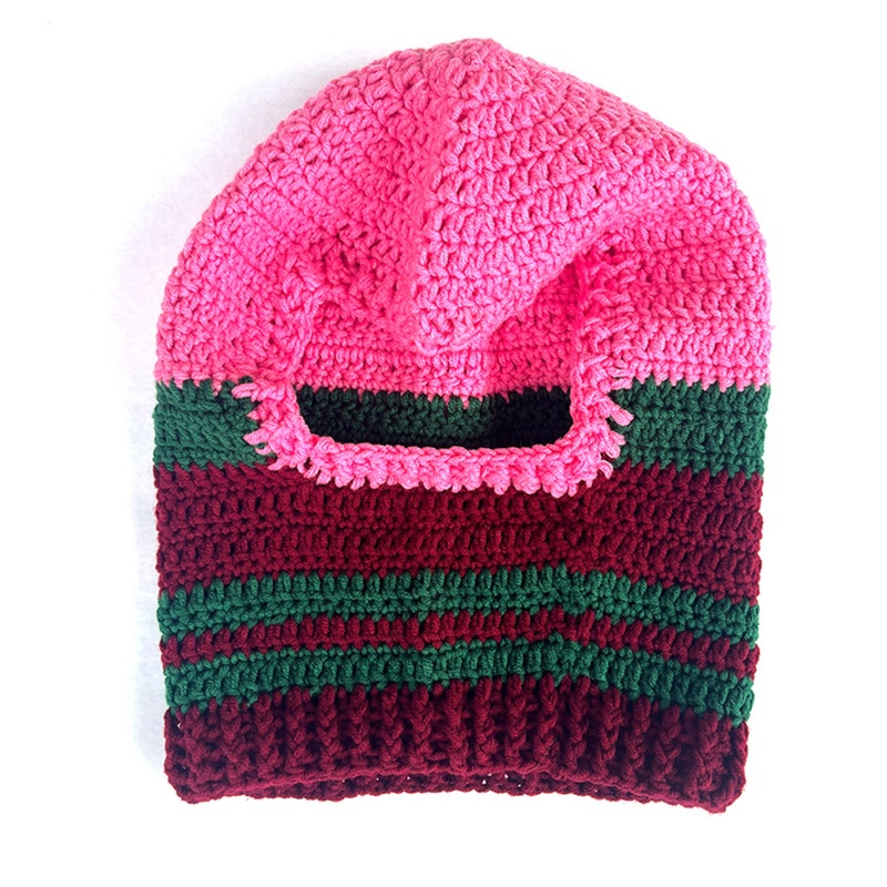 Khăn Trùm Đầu Chống Gió Dệt Kim Dày Dặn Cho Hoạt Động Ngoài Trời