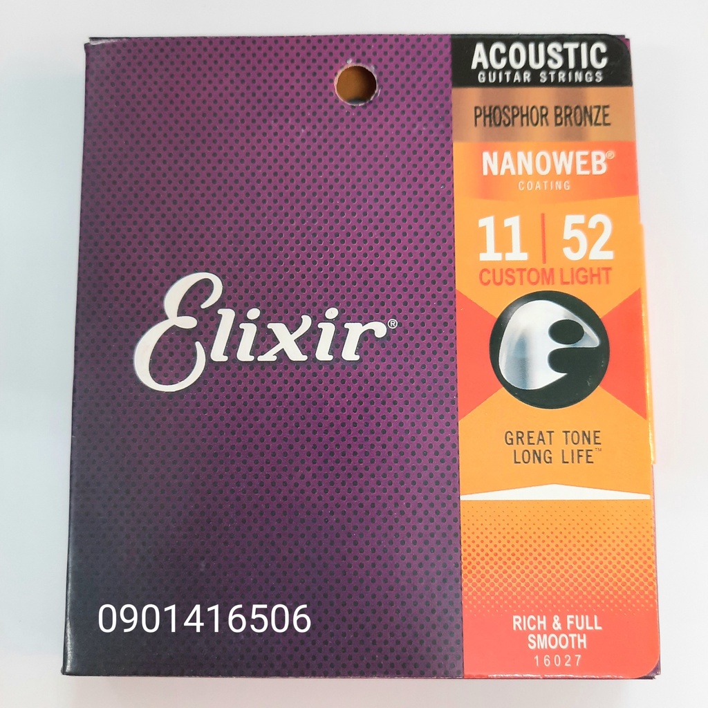 Bộ dây đàn EliXir Acoutics cao cấp