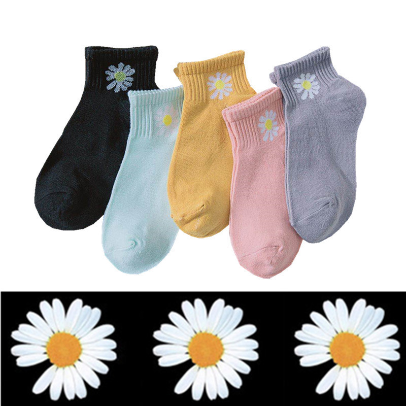 Fashion [10 PAIRS] Best Selling Ins Style Adult & Children Men Women Cotton Socks Stocking Sock Soft Cute Sports Breathable Comfortable Random Color Ankle Socks