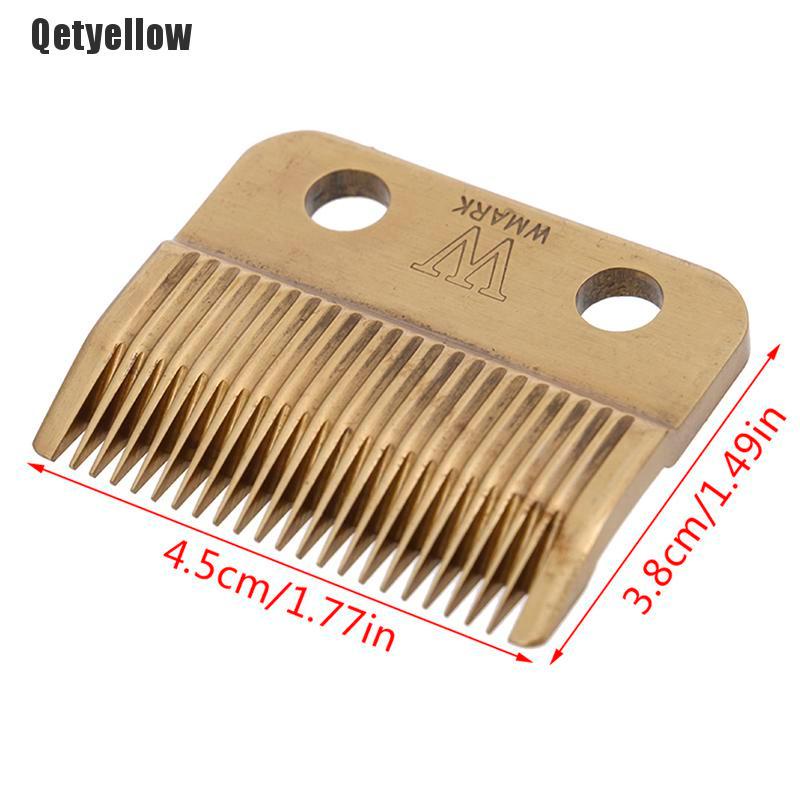 Lưỡi dao tông đơ cắt tóc chuyên nghiệp bằng thép cacbon cao kèm vít