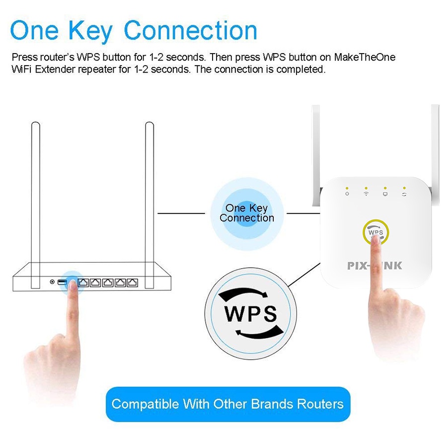 Bộ khuếch đại tín hiệu Wifi không dây 5G PIX-LINK 5Ghz 2.4G 5G 1200Mbps 5 Ghz LV-AC24 | BigBuy360 - bigbuy360.vn