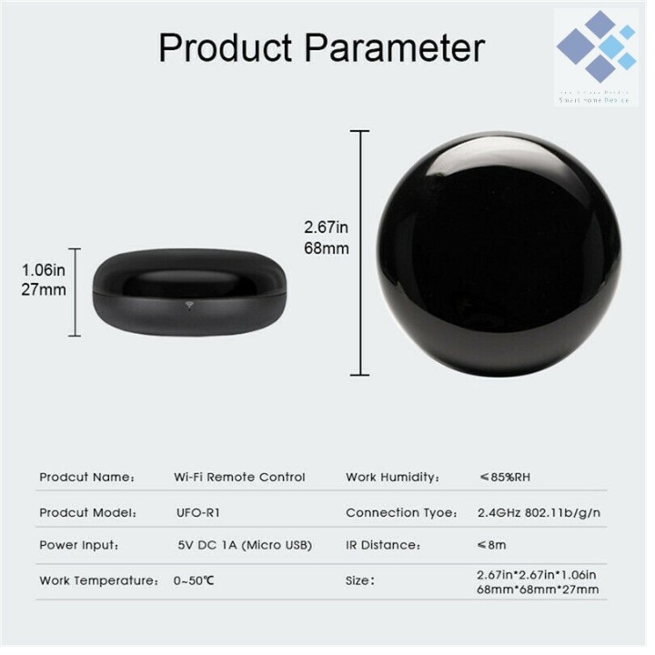 Điều khiển thông minh qua hồng ngoại Smart Remote AZsmart S08 - điều khiển thông minh