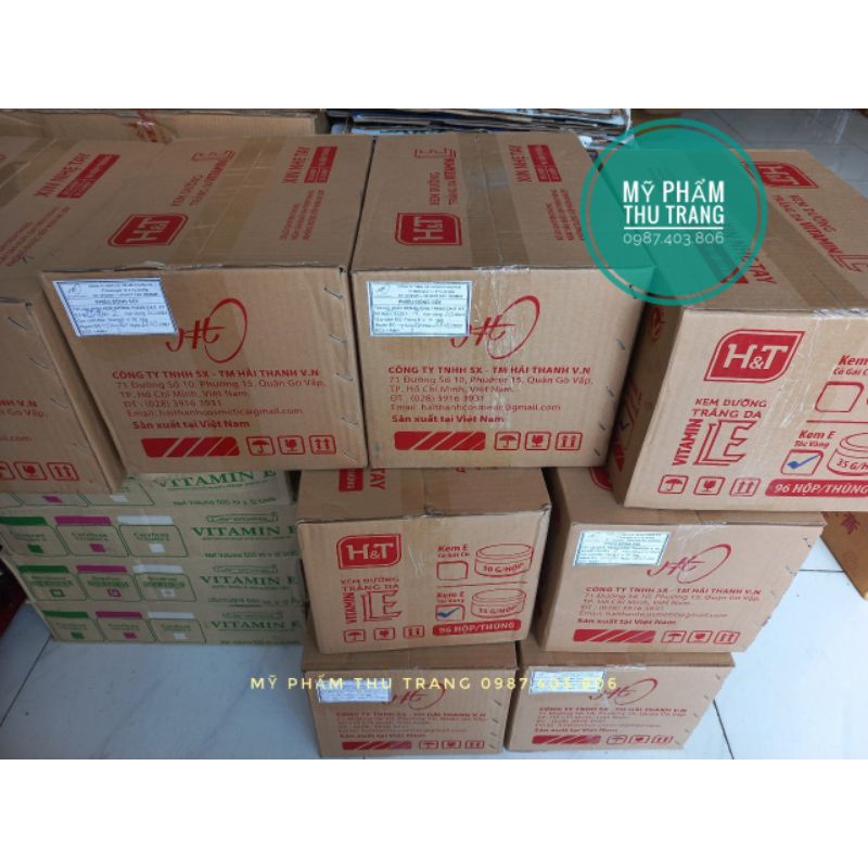 Sỉ 1 thùng 96 hũ kem vitamin e H.T