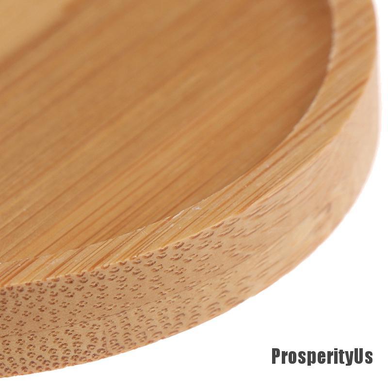 Khay Gỗ Tre Tròn / Vuông Cho Tay Cầm