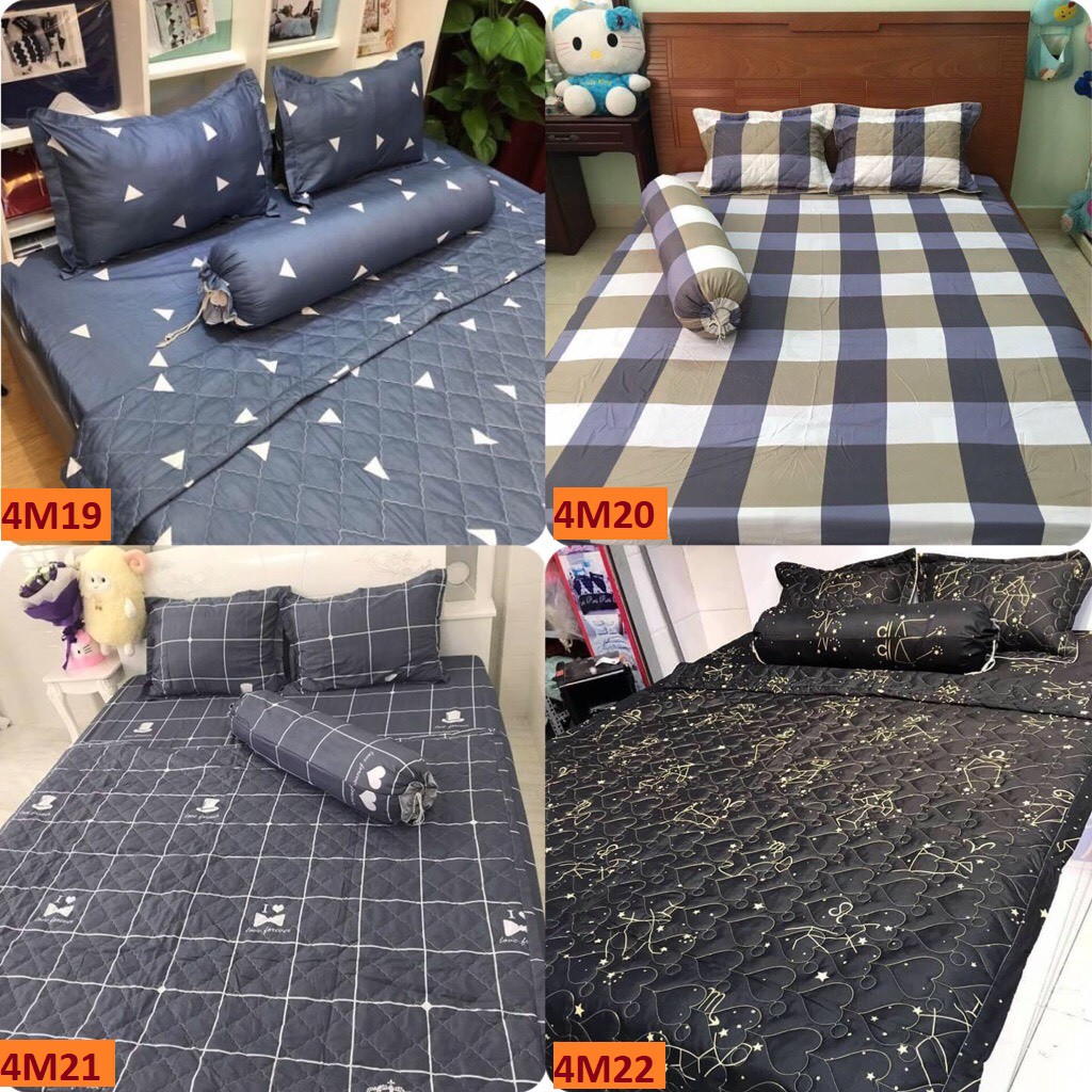 Xả kho Bộ ga gối POLY 1m8*2m | BigBuy360 - bigbuy360.vn