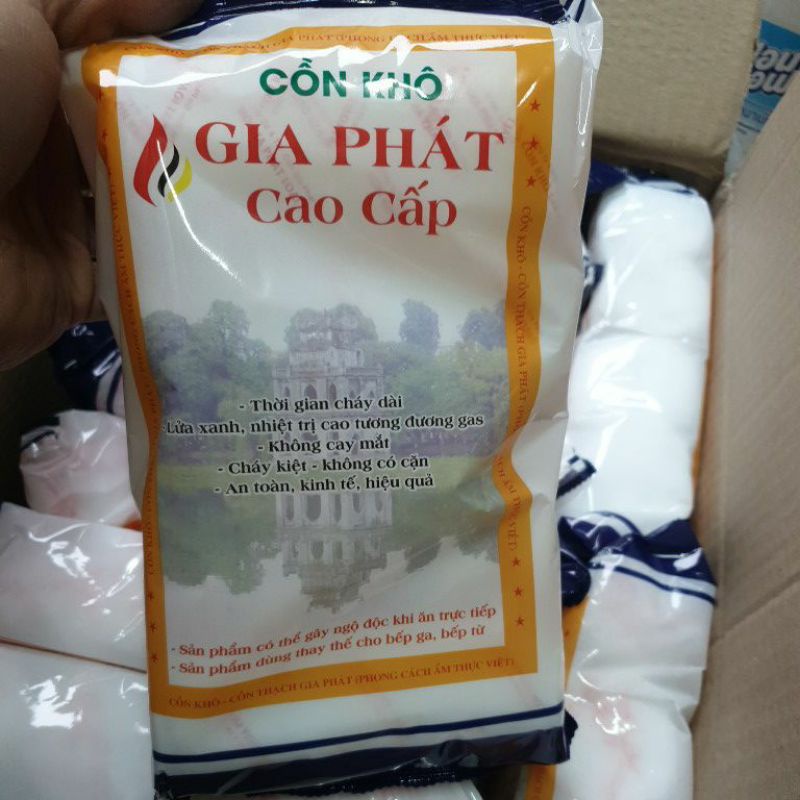 Cồn Khô Gia Phát ăn Lẩu nướng đồ 1 thùng 10 gói