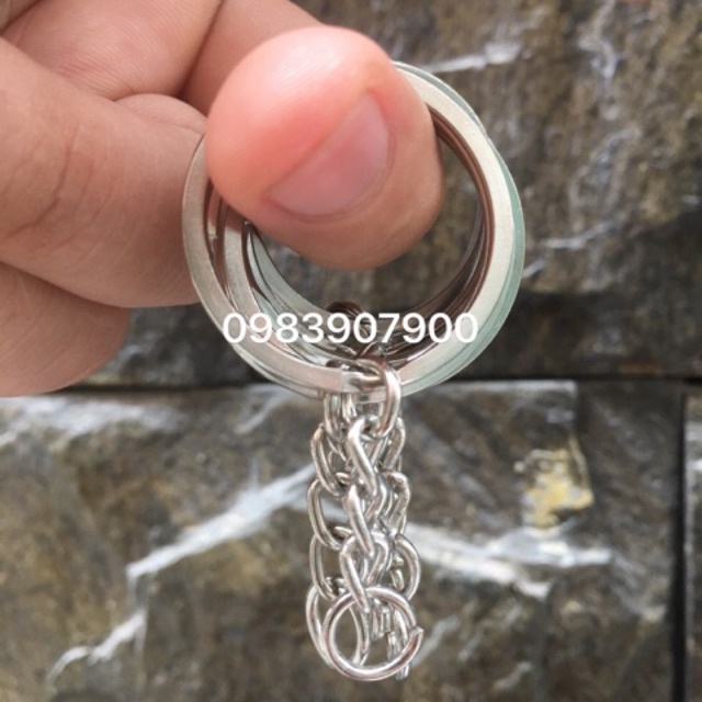 Khoen móc khoá dẹp loại tốt size 3cm