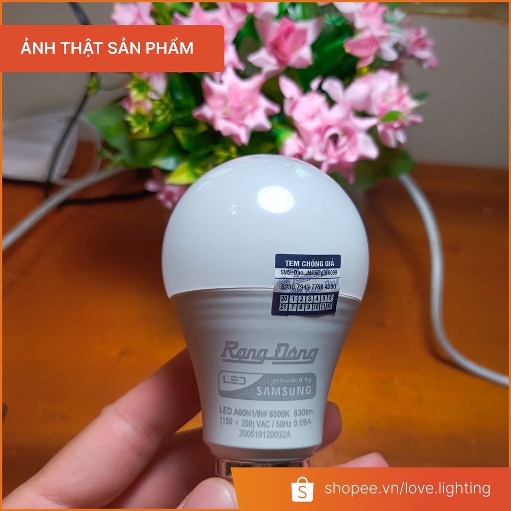 Bóng LED tròn công suất 3w-5w-7w-9w-12w -15w  Trắng/Vàng - Bảo hành 2 năm