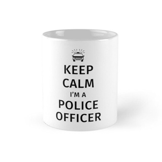 Cốc sứ in hình - Keep Calm I'm A Police Officer-MS 1565