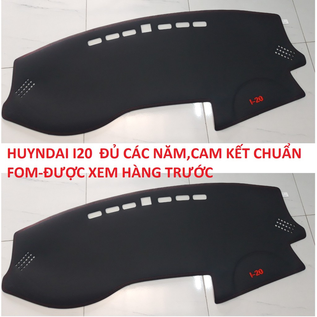 Thảm taplo Hyundai i20- lông Cừu 3 lớp Vs Da vân Cacbon HÀNG CHẤT LƯỢNG