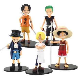 Combo 05 Mô Hình Nhân Vật One Piece - Cao 15cm