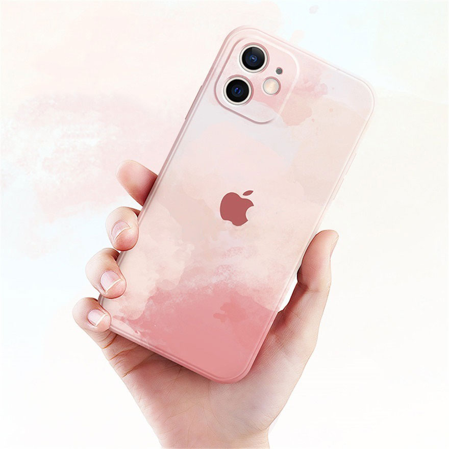 Ốp Điện Thoại Tpu Silicon Mềm Màu Nước Bảo Vệ Camera Cho Iphone 12 Pro Max 11 Pro Max X Xs Max Xr 7 8 Plus Se2020 | BigBuy360 - bigbuy360.vn
