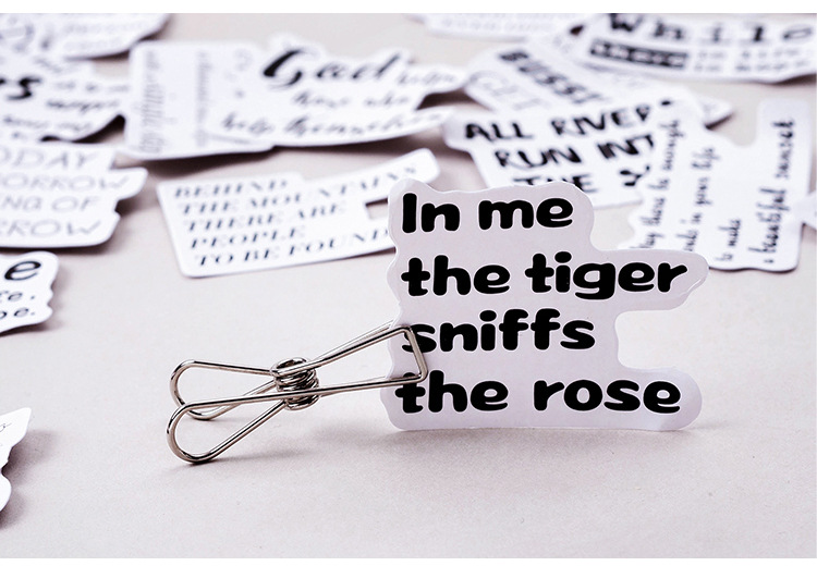 Set 45 miếng dán họa tiết báo tiếng ánh trang trí phong cách nhật bản