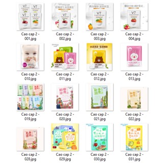 Gói 100 miếng mặt nạ cao cấp nội địa trung