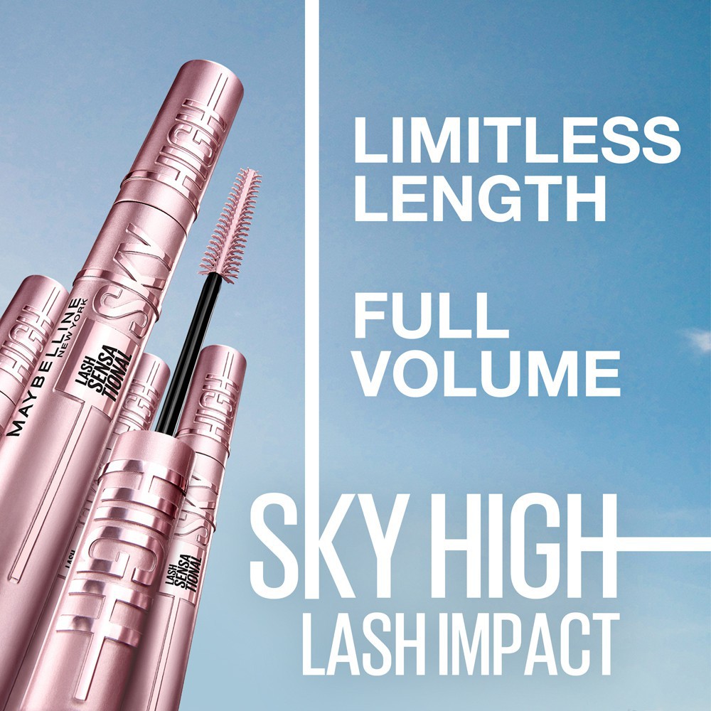 [CHÍNH HÃNG NGA] Mascara Chuốt Mi Maybelline Sky High Lash Sensational Chính Hãng, Lâu Trôi.
