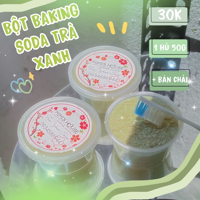 BỘT BAKING TRÀ XANH TRẮNG RĂNG