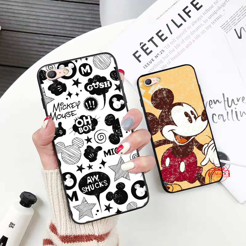 Ốp Hình Chuột Mickey Hoạt Hình Disney Cho Oppo A73 2020 A93 F17 Realme 7 Pro 4g 7i X7 C17 36q