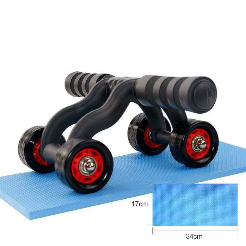 Con Lăn Tập Bụng 4 Bánh Max Sport Tặng Kèm Thảm MS-47