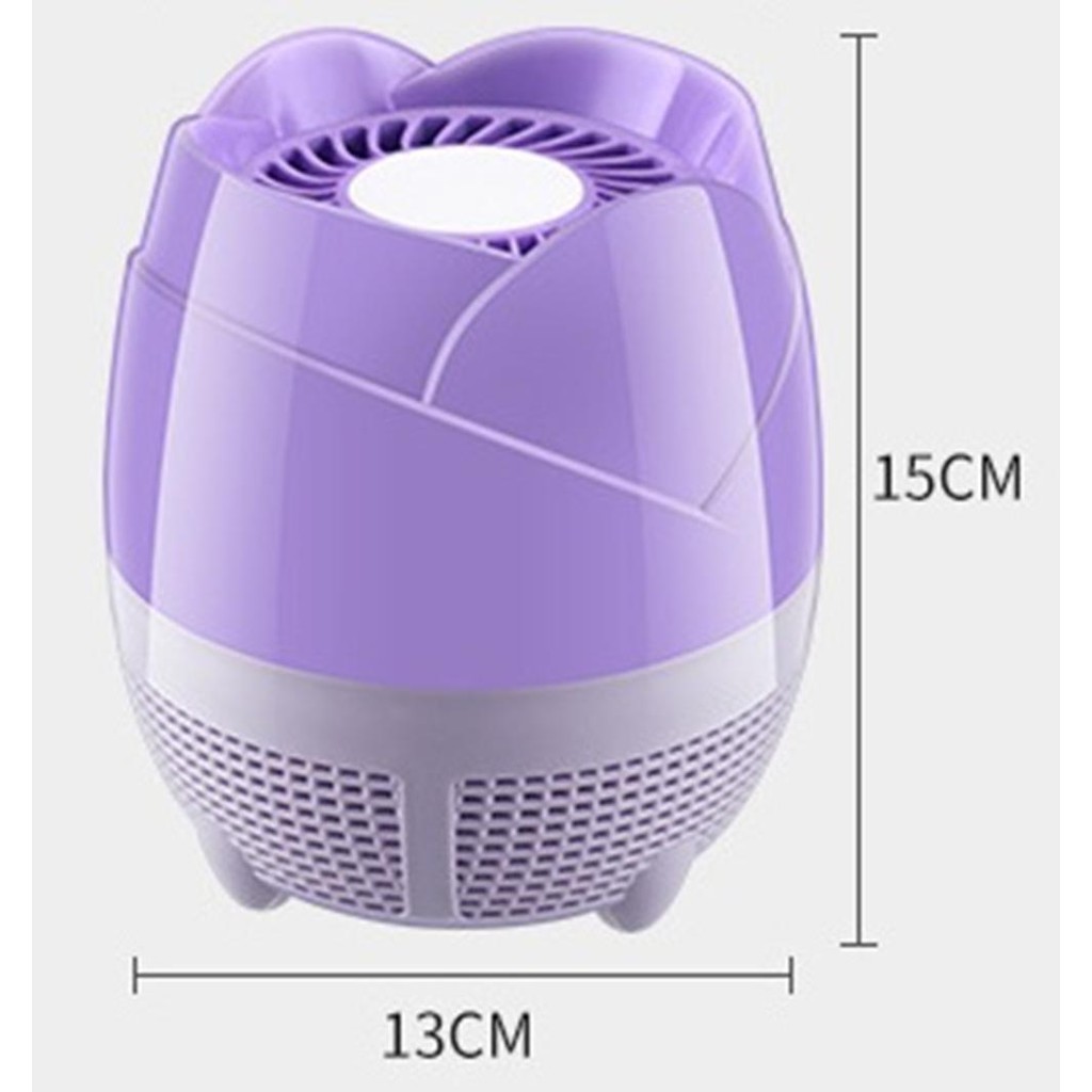 Đèn bắt muỗi côn trùng cổng USB❤Bảo hành 6 tháng❤An toàn trẻ em❤chọn hình Nụ Hoa kiêm đèn ngủ led thông minh