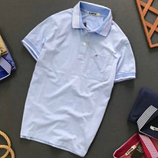 Áo thun nam cổ bẻ cao cấp đẹp có túi TD0007