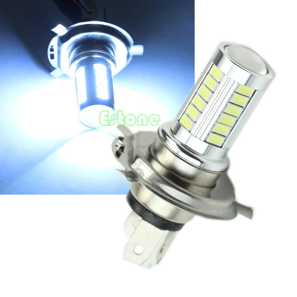 Bóng đèn pha H4 33-LED SMD ánh sáng trắng siêu sáng 12V dành cho xe hơi