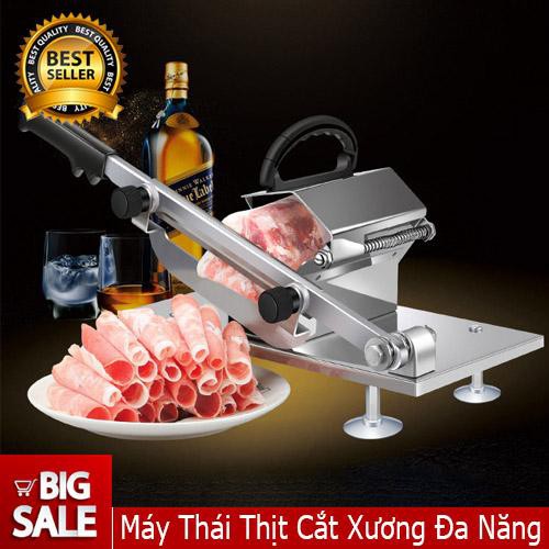 Máy thái thịt cắt xương bằng tay đa năng tiện lợi Japan Stainless Steel,máy cắt thịt