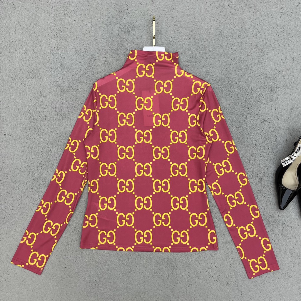 Áo thun dài tay thời trang nữ cao cấp Gucci GC GG sành điệu, thanh lịch và cá tính