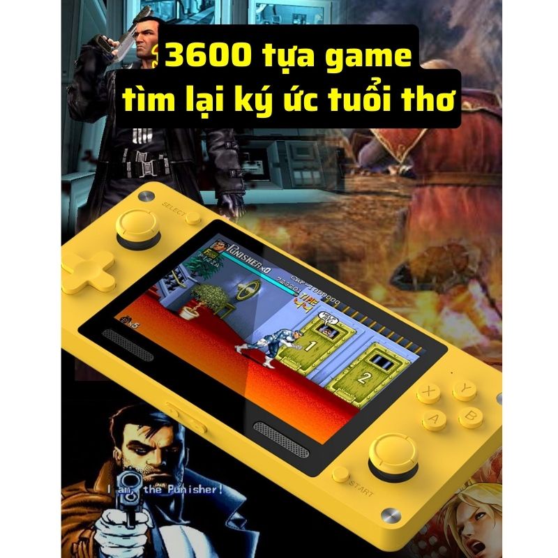 Máy Chơi Game Cầm Tay GameMax Màn Hình 4 inch IPS FULLHD Các Hệ Giả Lập "PSP, PS1, vv..."