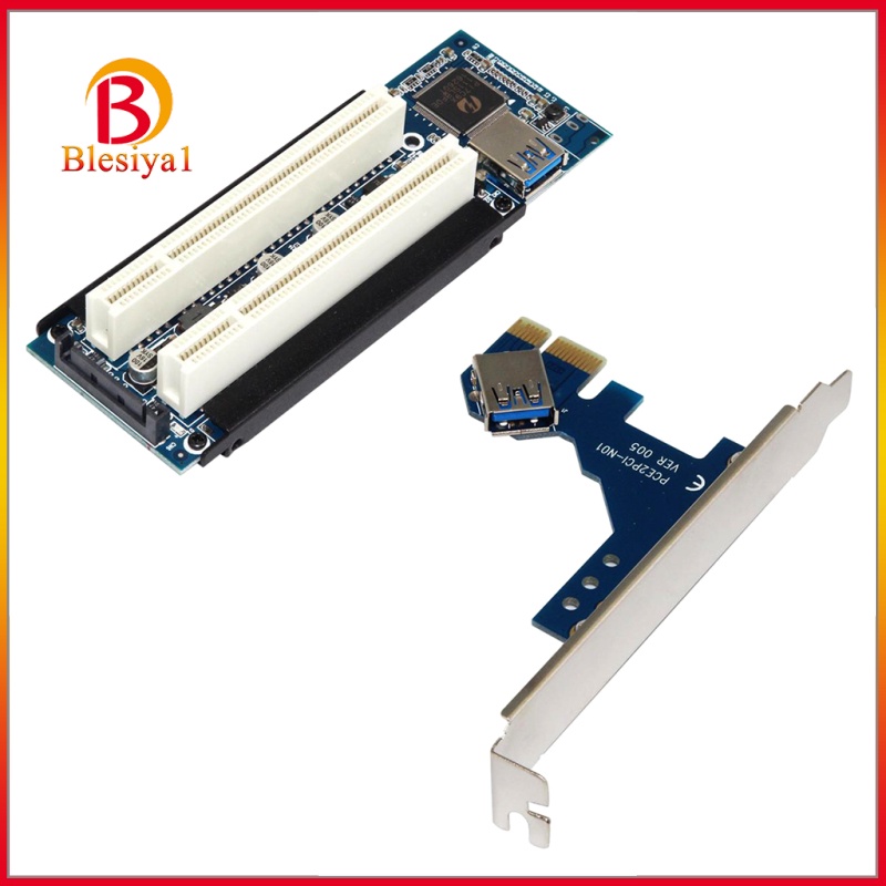 [BLESIYA1] Express Expansion Card PCI-E to USB3 2-Port Hub Adapter for Desktop Laptop