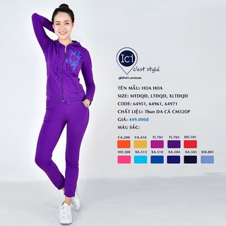 Bộ Mặc Nhà Gia Hồi Thu Đông Size M, L, XL