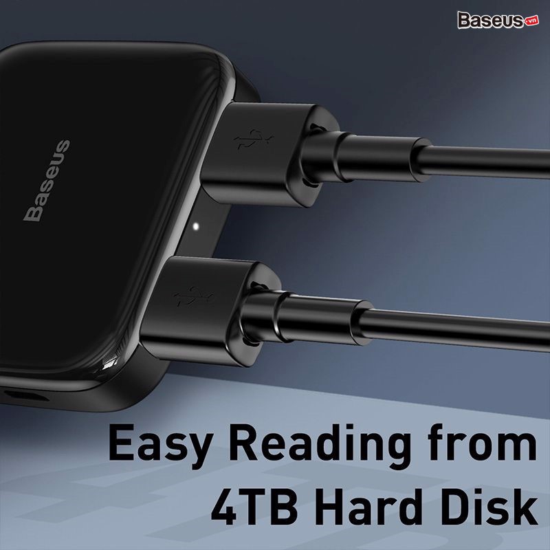 Bộ Hub chia cổng USB tốc độ cao Baseus Fully Folded Portable 4-in-1