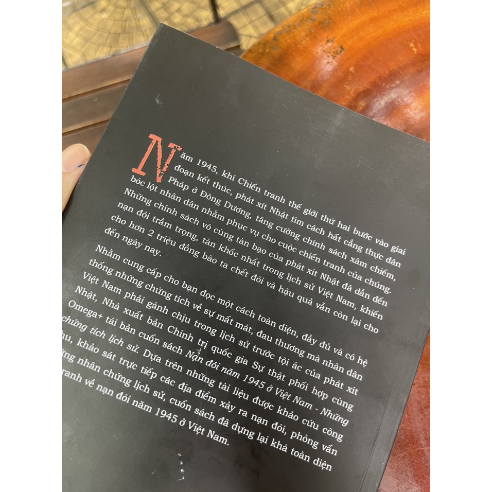 Sách - Nạn đói năm 1945 ở Việt Nam Những chứng tích lịch sử – Văn Tạo & Furuta Motoo – Omega Plus phát hành - NXB CTQGST