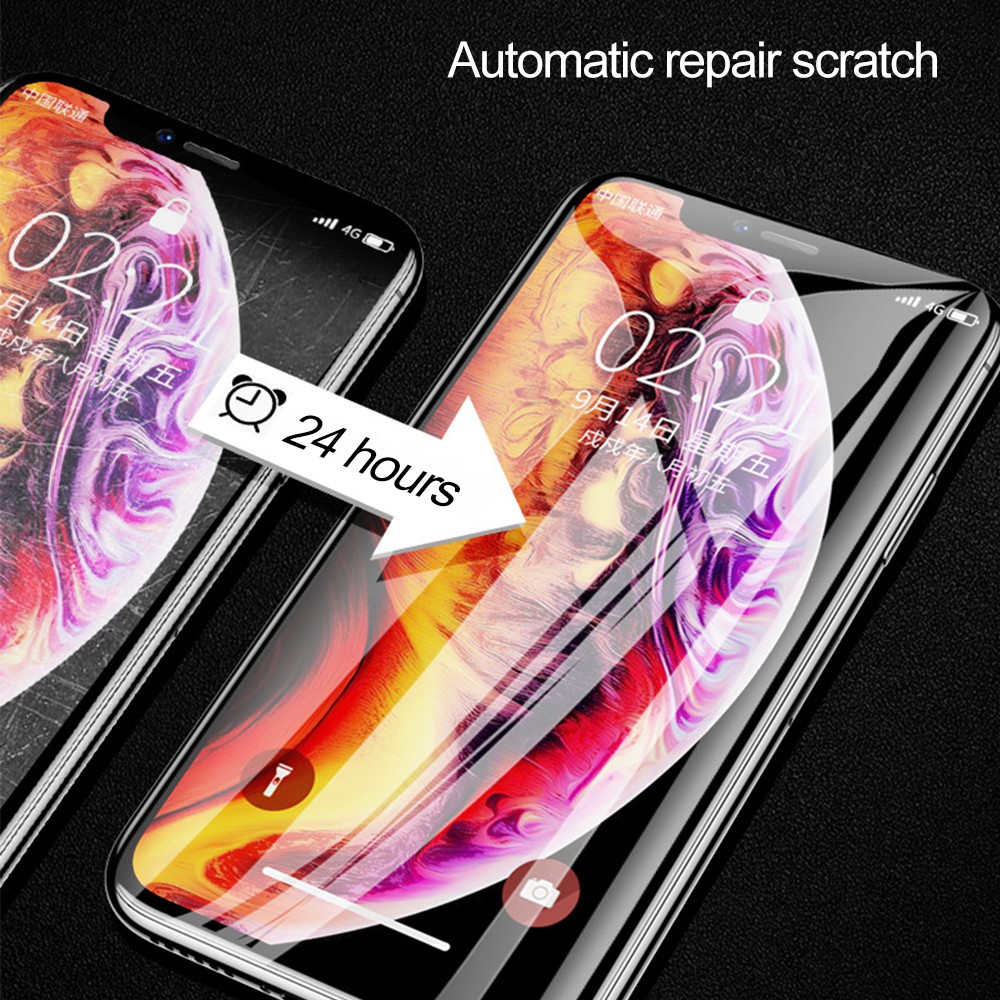 Miếng Dán Hydrogel Nano Bảo Vệ Toàn Màn Hình Cho iPhone 7 8 6 6s plus x xs max XR 11 12 Pro max i6s ix ixr ixs max i7plus i8 plus