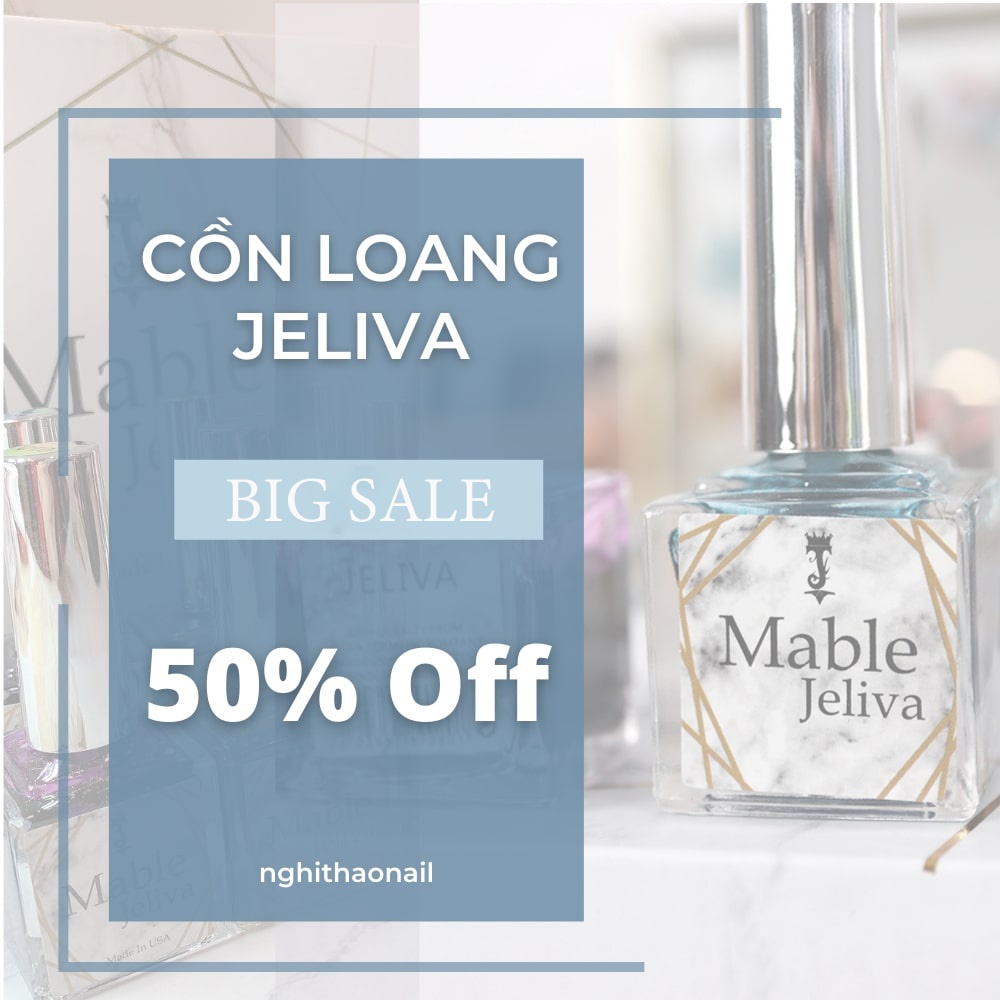 Set cồn loang nail Jeliva 12 màu