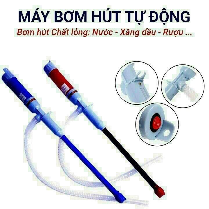 [xả kho] Bơm hút tự động nước, rượu, xăng dầu, chất lỏng các loại