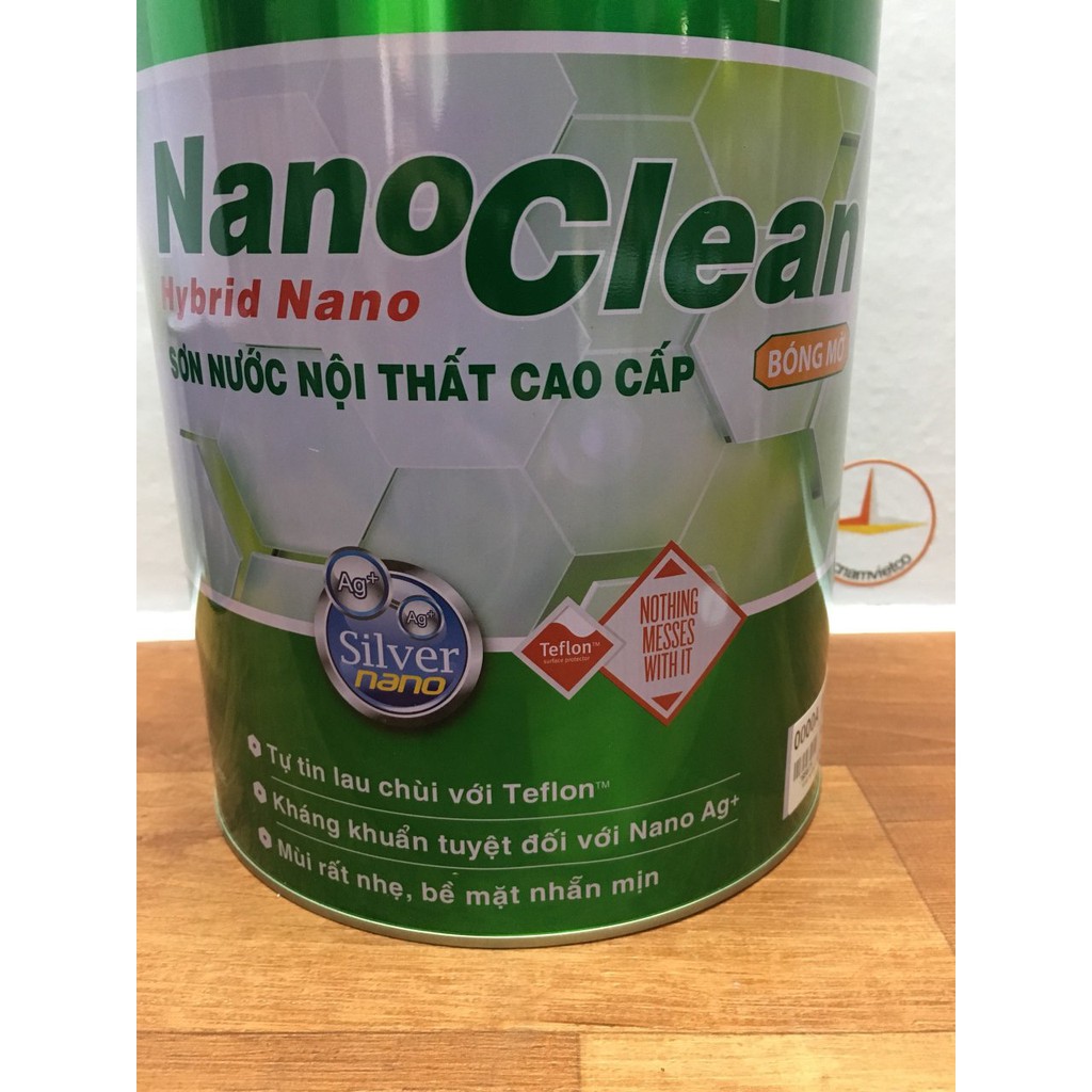 Sơn Nước Kháng khuẩn Toa Nanoclean Nội thất(Nhiều màu) 5L