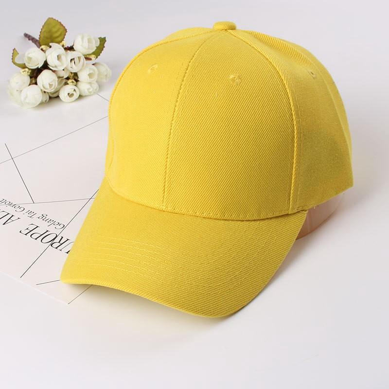Mũ Lưỡi Trai Màu Trơn Unisex