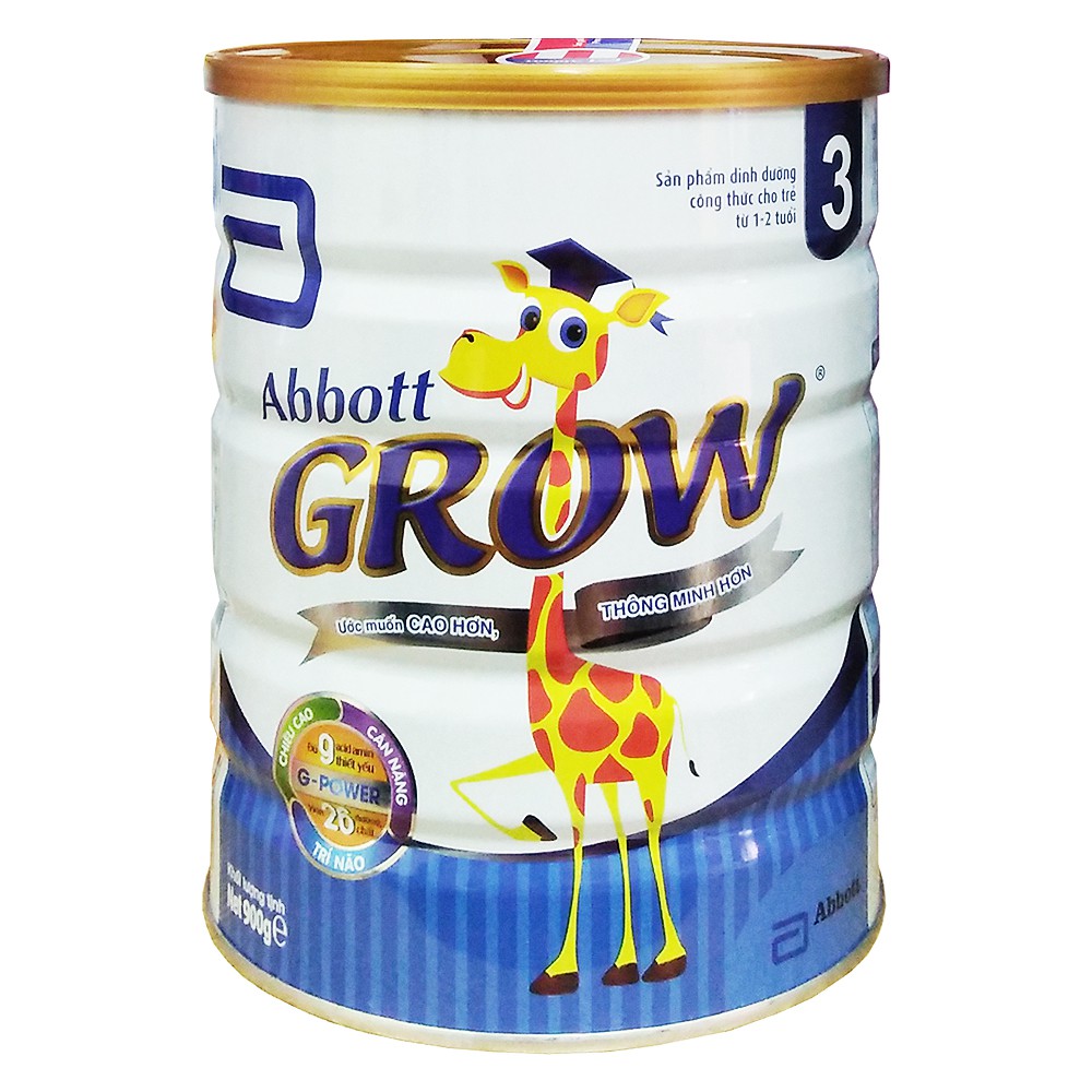 Sữa Bột Abbott Grow 3 Hương Vani 900g