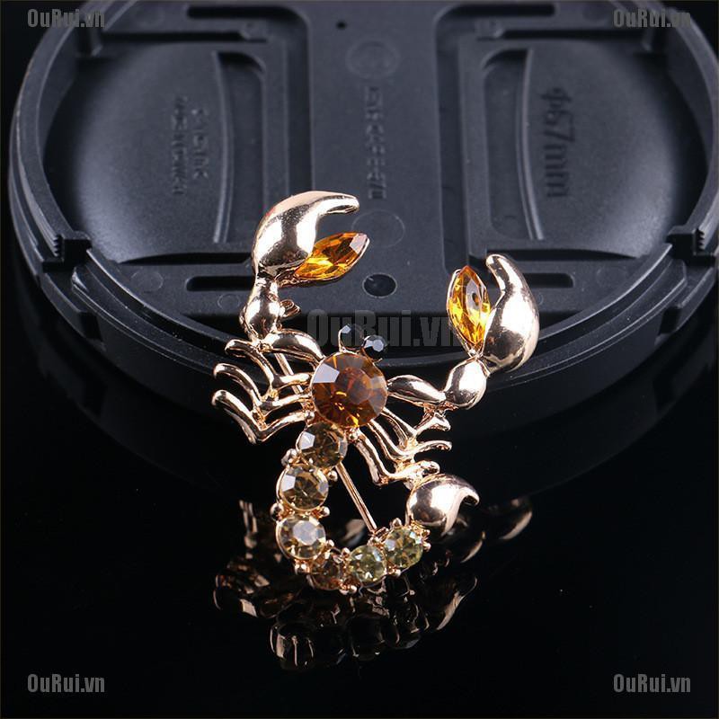 Huy Hiệu Cài Áo Hình Bọ Cánh Cứng Bằng Đá Thời Trang