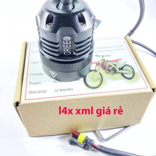 Đèn Led trợ sáng L4x Kính Tím XML-2 CAO CẤP BỀN SÁNG ỔN ĐỊNH