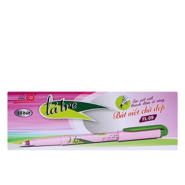 Hộp 10 bút lá tre TL FL-09 Tím