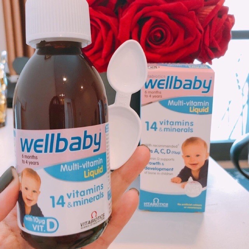 🍃🍃VITAMIN TỔNG HỢP WELL BABY DROPS CHO BÉ TỪ 6 THÁNG🍃🍃